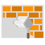 Solid Plasterer Icon